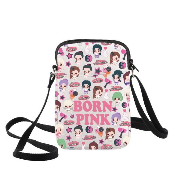 Koreanink Team Crossbody Bag K-Pop Fans Gifts Singer Tour Concert >:( - Picture 1 of 7